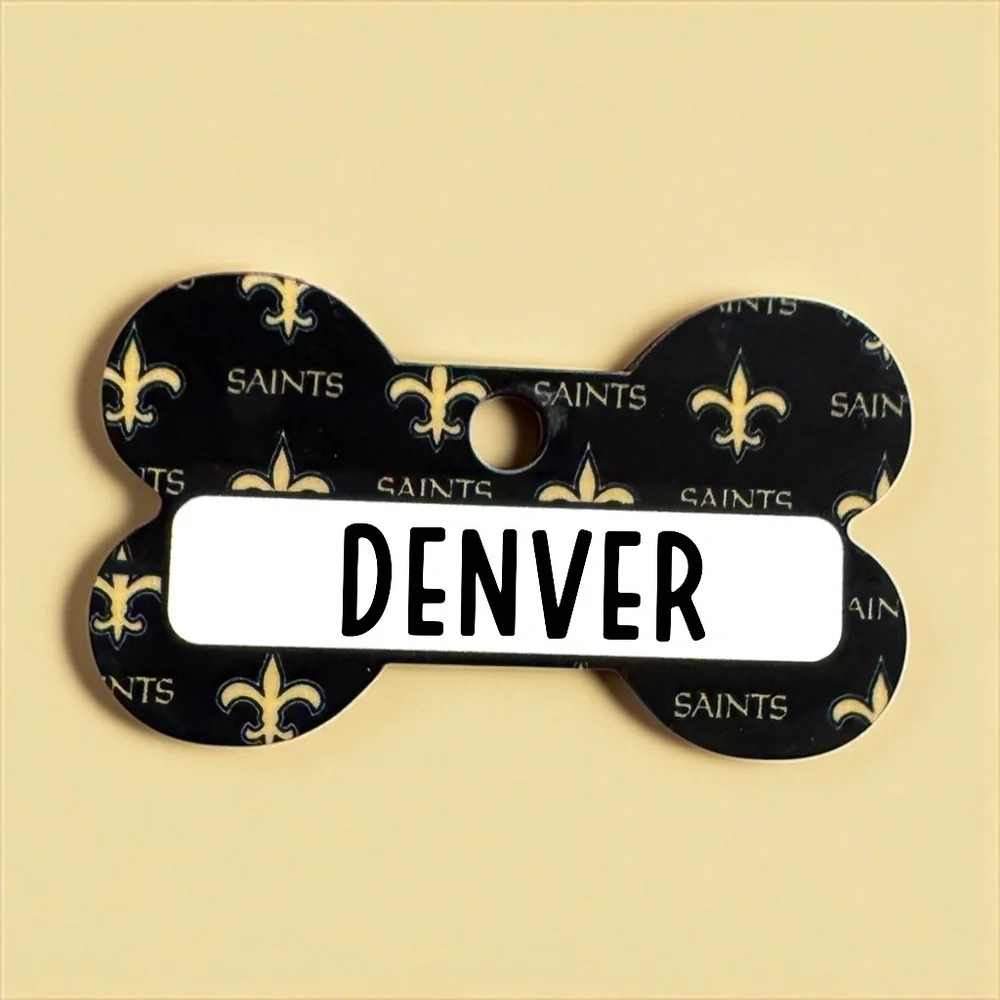 Paw-some Personalized Pet ID Tags: Make Them Unique! Double-sided I Handmade